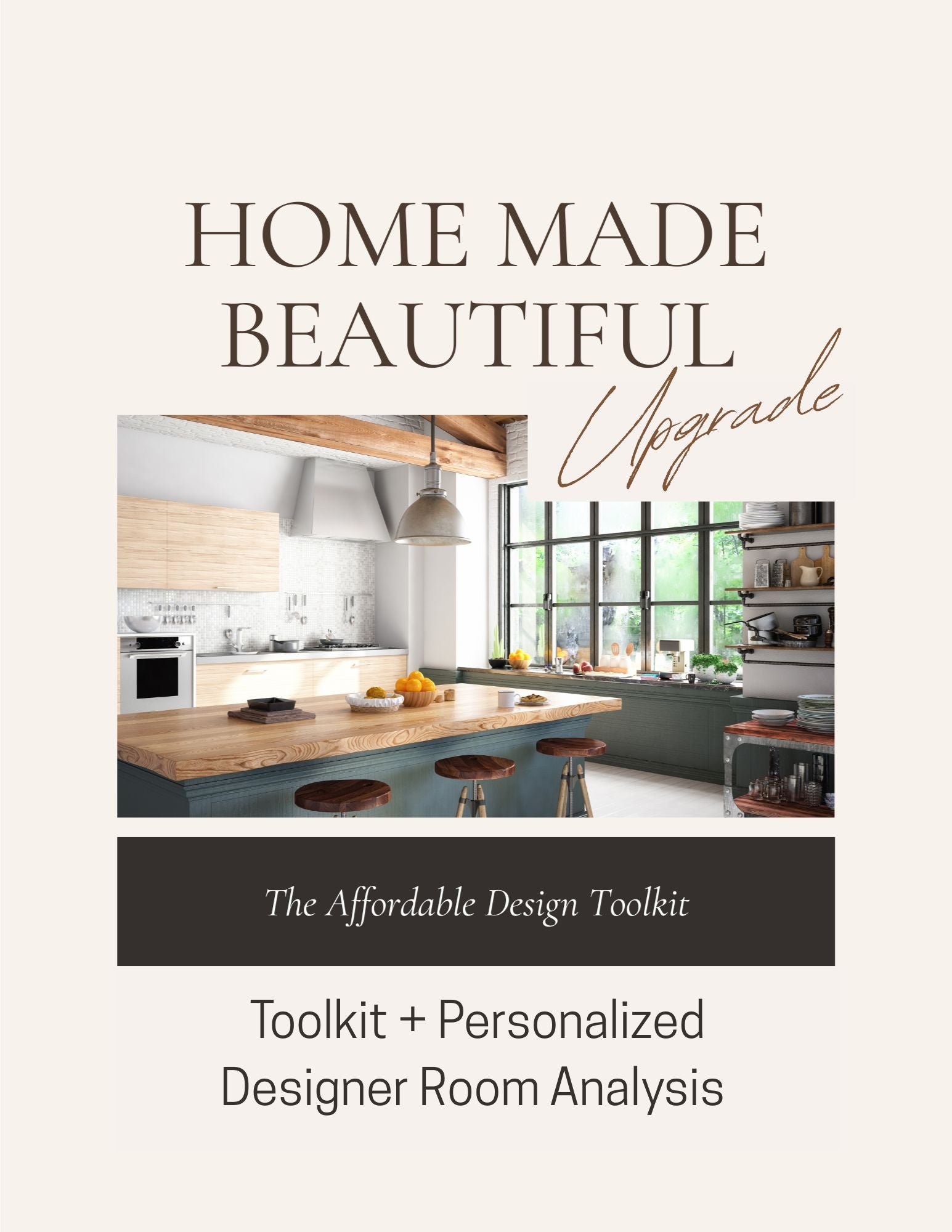 Upgrade: The Affordable Design Toolkit and Room Analysis